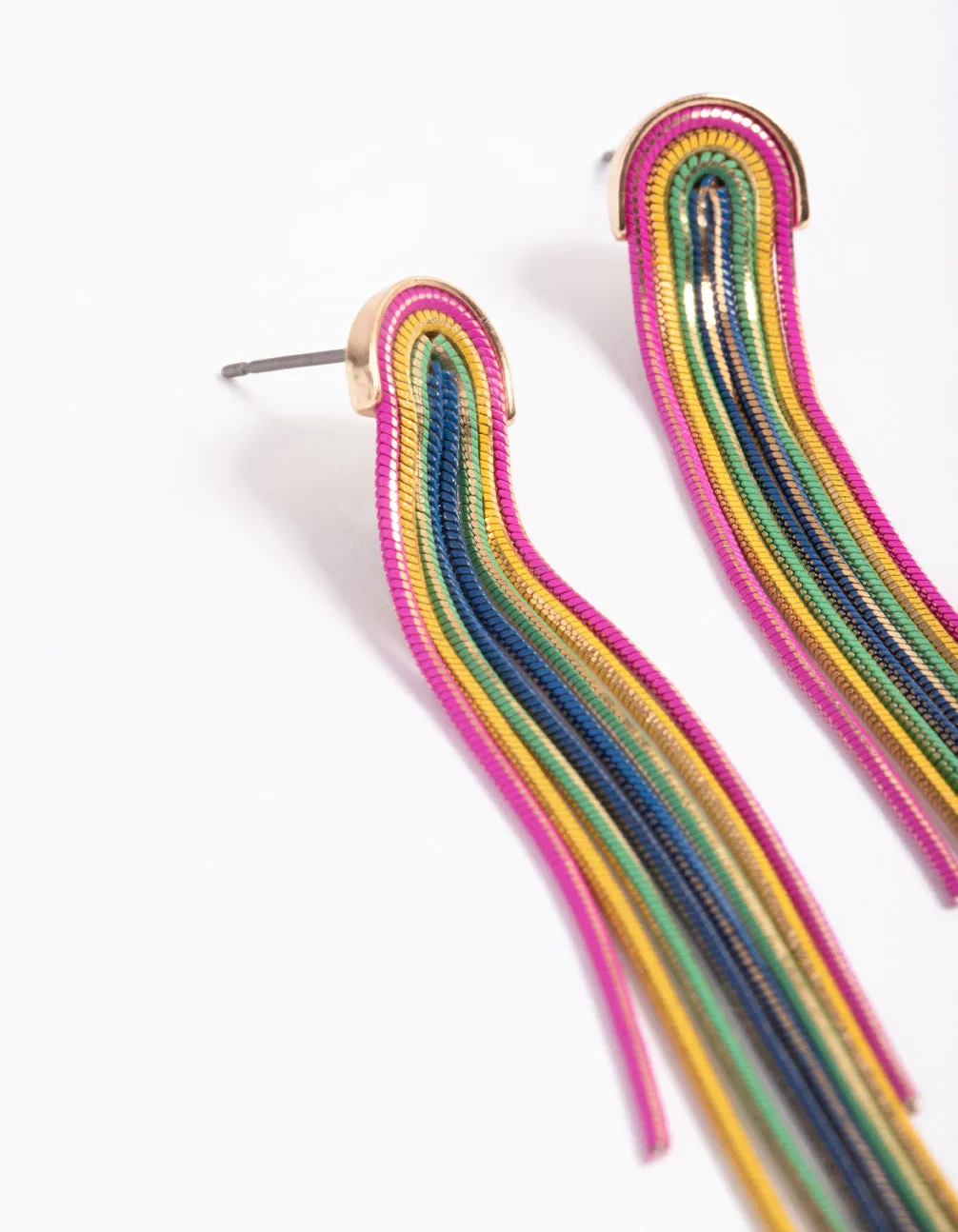 Multicolour Waterfall Cutchain Earrings sold by lovisa product image thumbnail 3