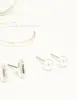 Silver Diamante Mixed Stud & Hoop Earrings 7-Pack sold by lovisa