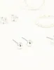 Silver Diamante Mixed Stud & Hoop Earrings 7-Pack sold by lovisa