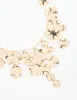 Gold Organic Disc Droplet Necklace sold by lovisa