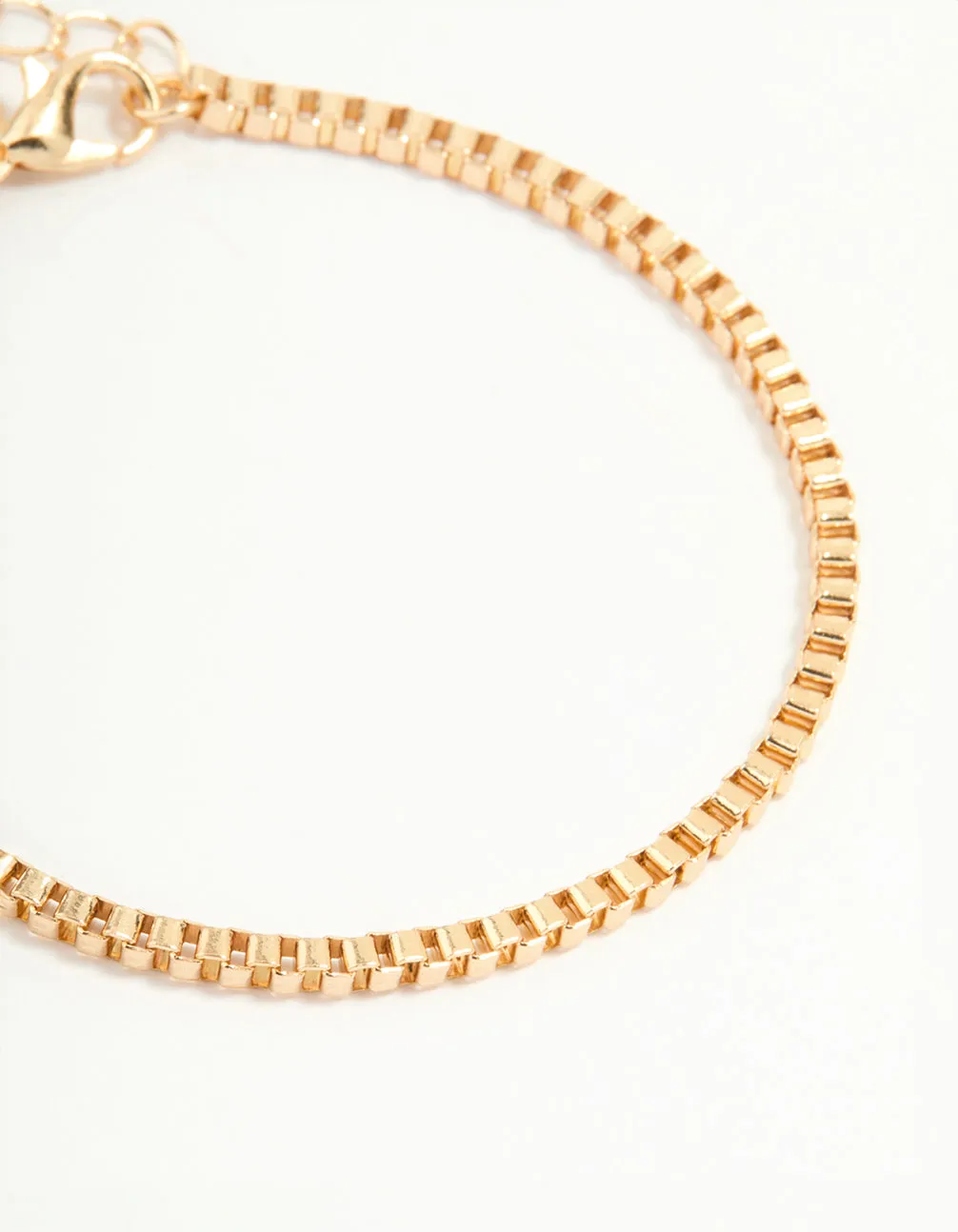 Gold Smooth & Chain Bracelets 4-Pack sold by lovisa product image thumbnail 2