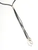 Antique Silver Cord Tassel Necklace sold by lovisa