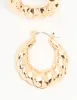 Gold Bubble Ribbed Hoop Earrings sold by lovisa