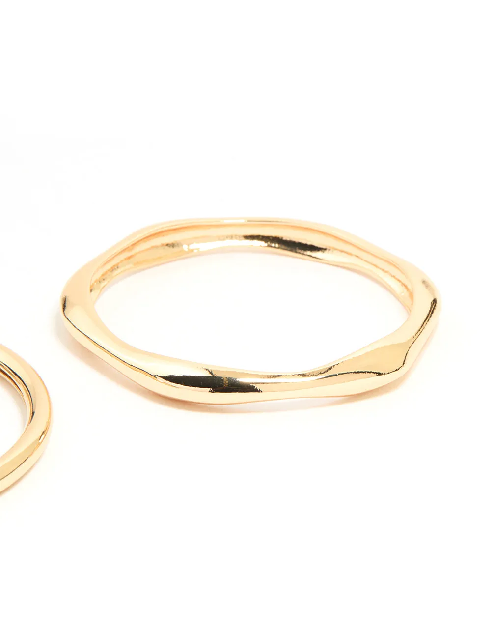 Gold Organic Bangles 2-Pack sold by lovisa product image thumbnail 3