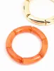 Orange Acrylic Bamboo Stretch Bracelets 3-Pack sold by lovisa