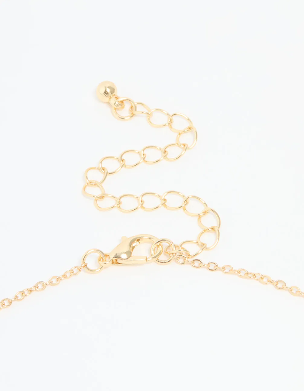 Gold Plated Cubic Zirconia Butterfly Pendant Necklace sold by lovisa product image thumbnail 5