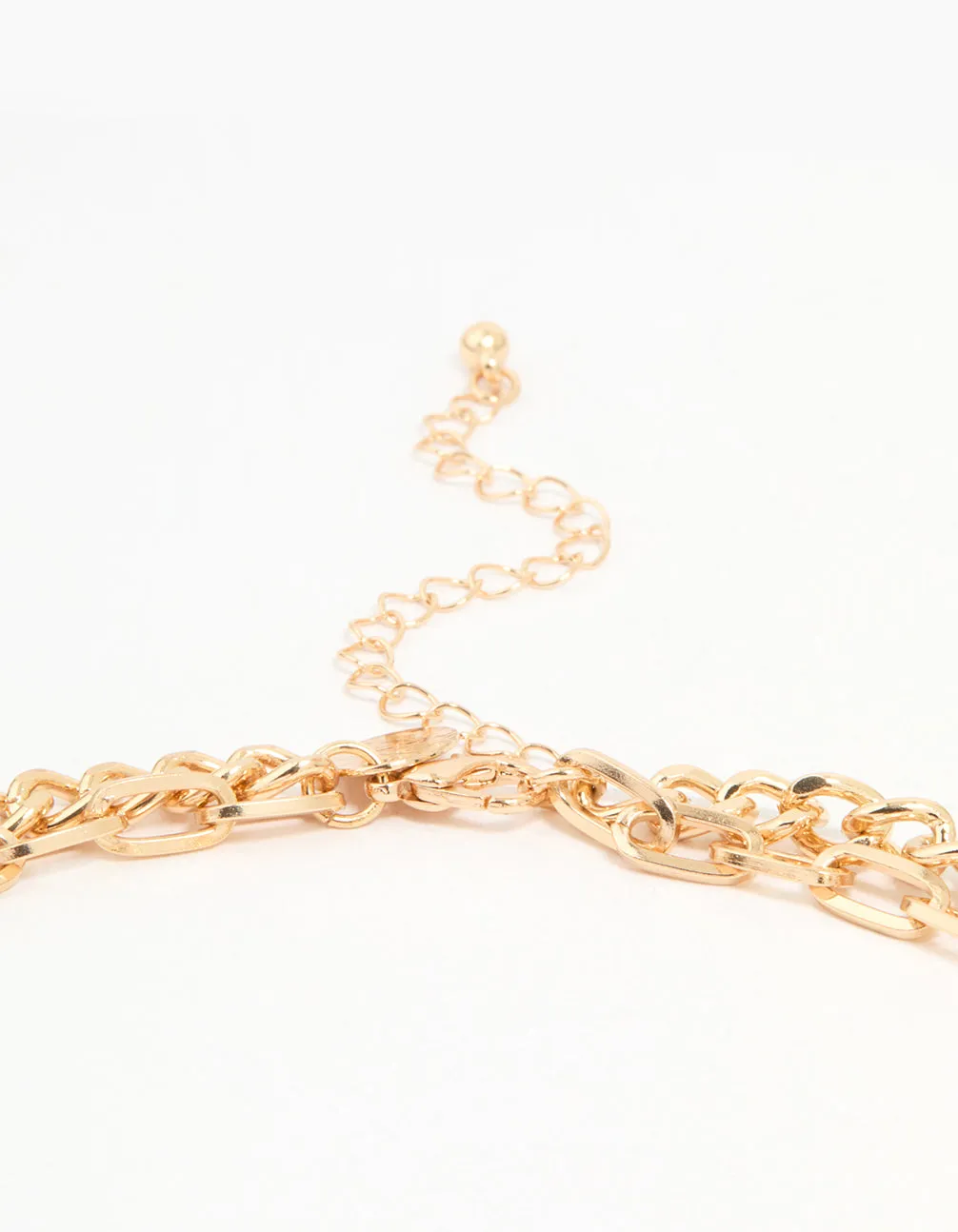 Gold Stone Hexagon & Organic Layered Necklace sold by lovisa product image thumbnail 3