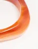 Orange Acrylic Square & Oval Bangle sold by lovisa