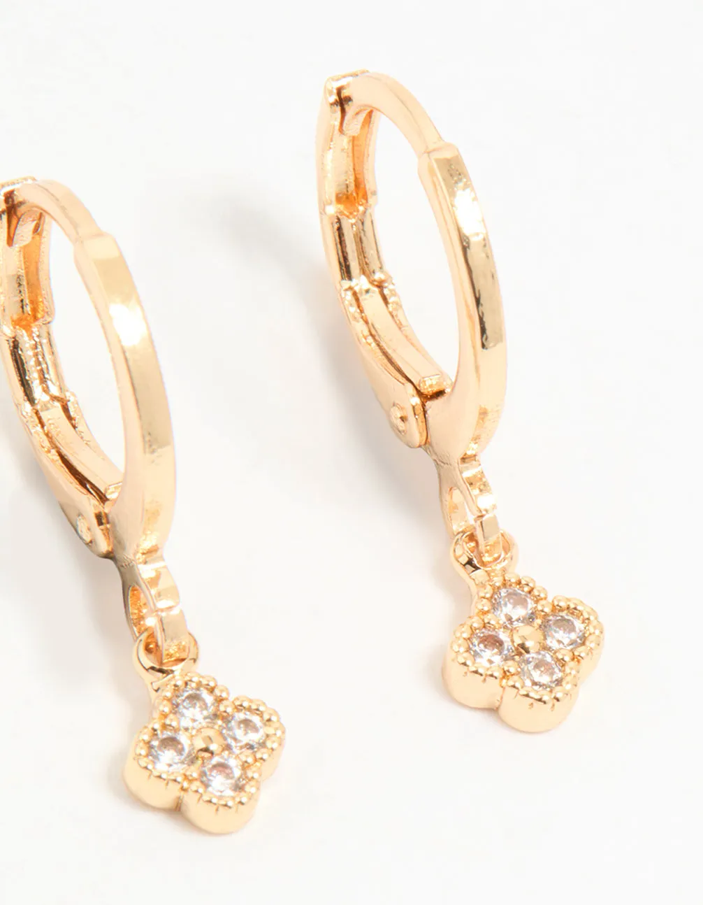 Gold Cubic Zirconia Chain & Stud Earrings 3-Pack sold by lovisa product image thumbnail 3