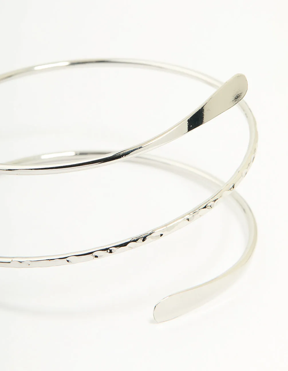 Silver Hammered Arm Cuff sold by lovisa product image thumbnail 2