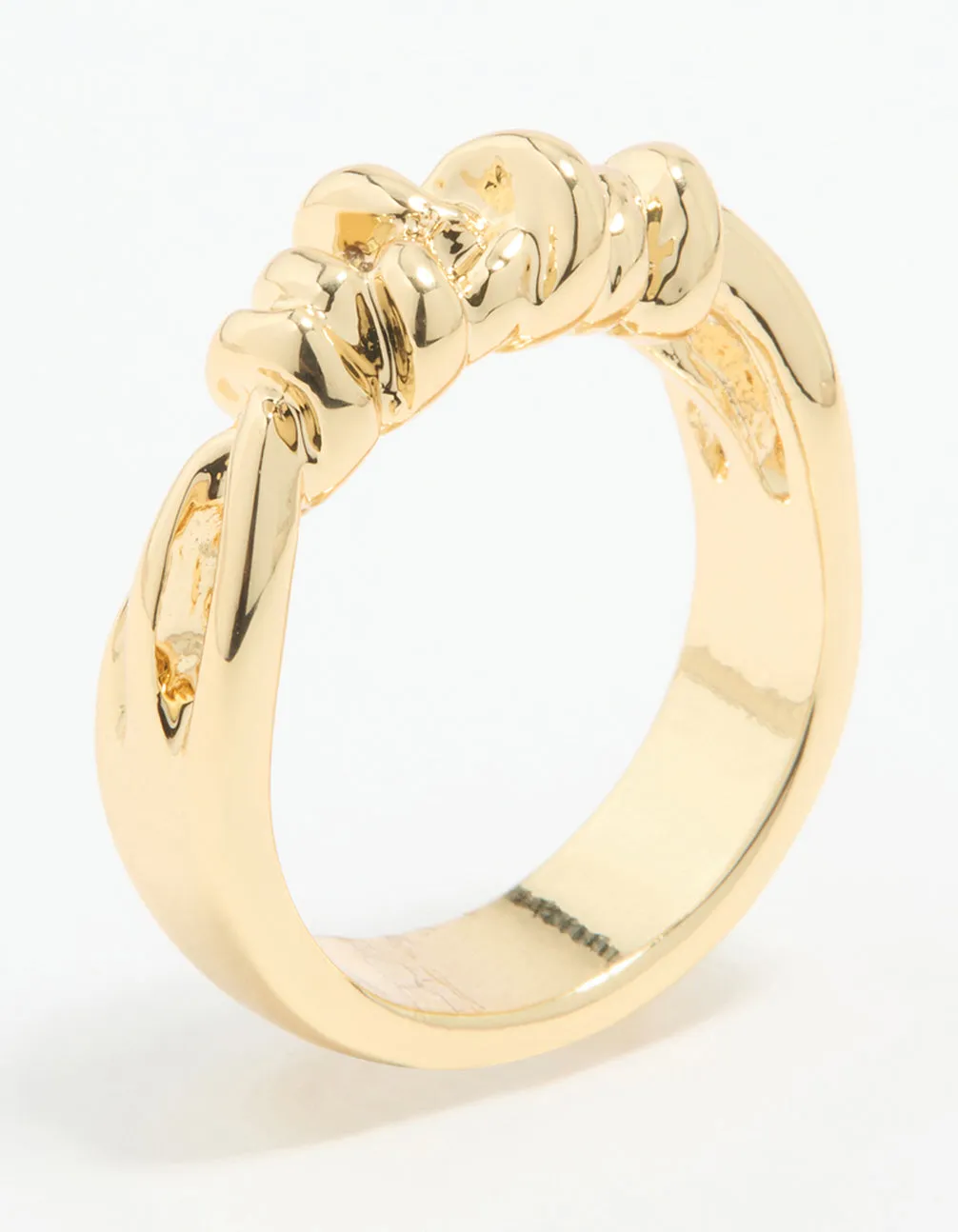 Gold Plated Dainty Knot Ring sold by lovisa product image thumbnail 2