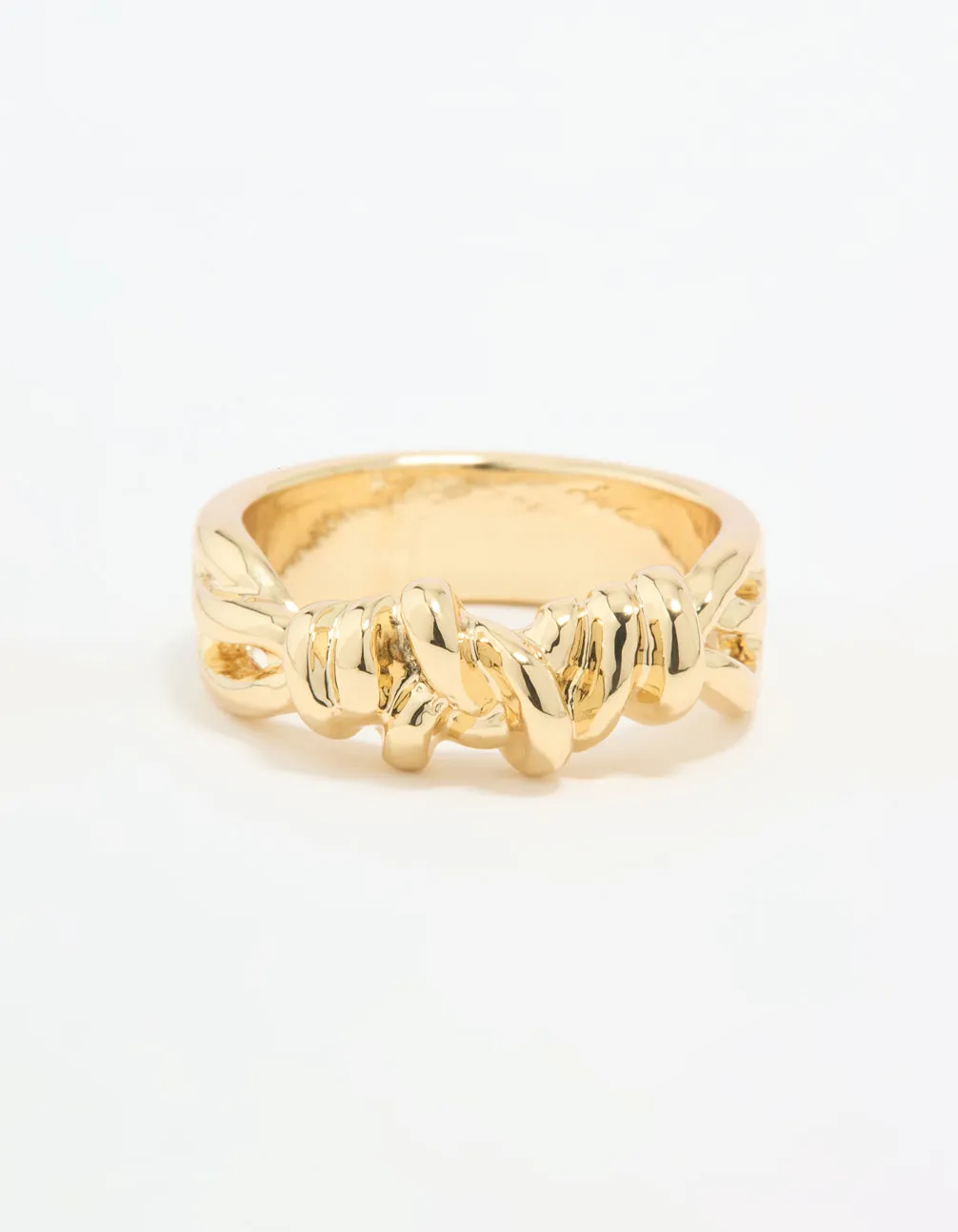 Gold Plated Dainty Knot Ring sold by lovisa product image thumbnail 3