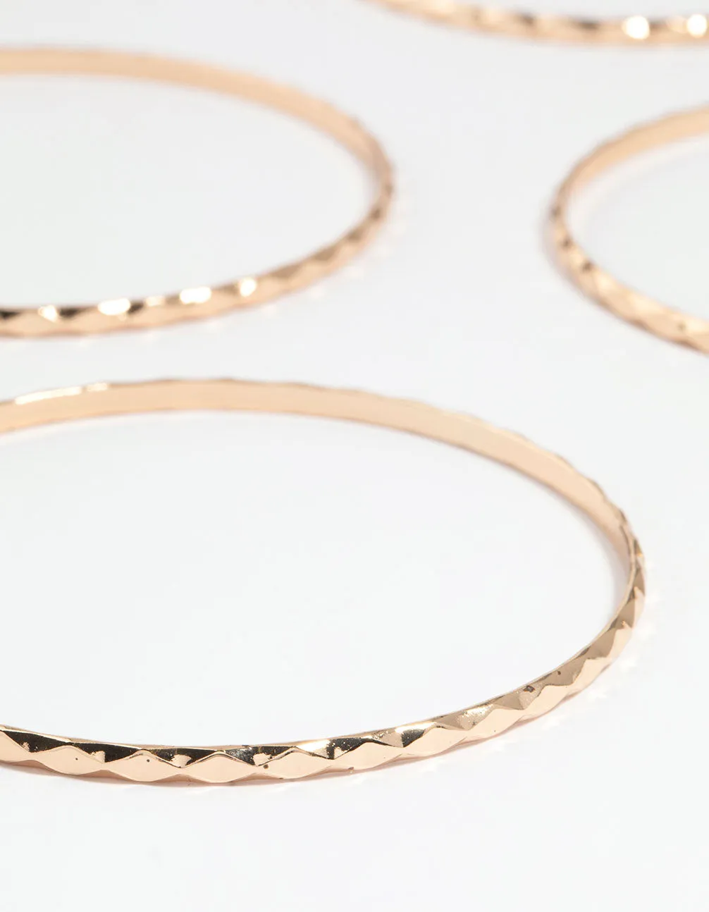 Gold Molten Bangles 7-Pack sold by lovisa product image thumbnail 2