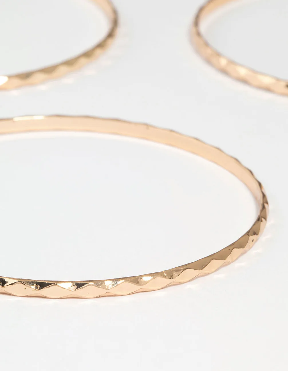 Gold Molten Bangles 7-Pack sold by lovisa product image thumbnail 3