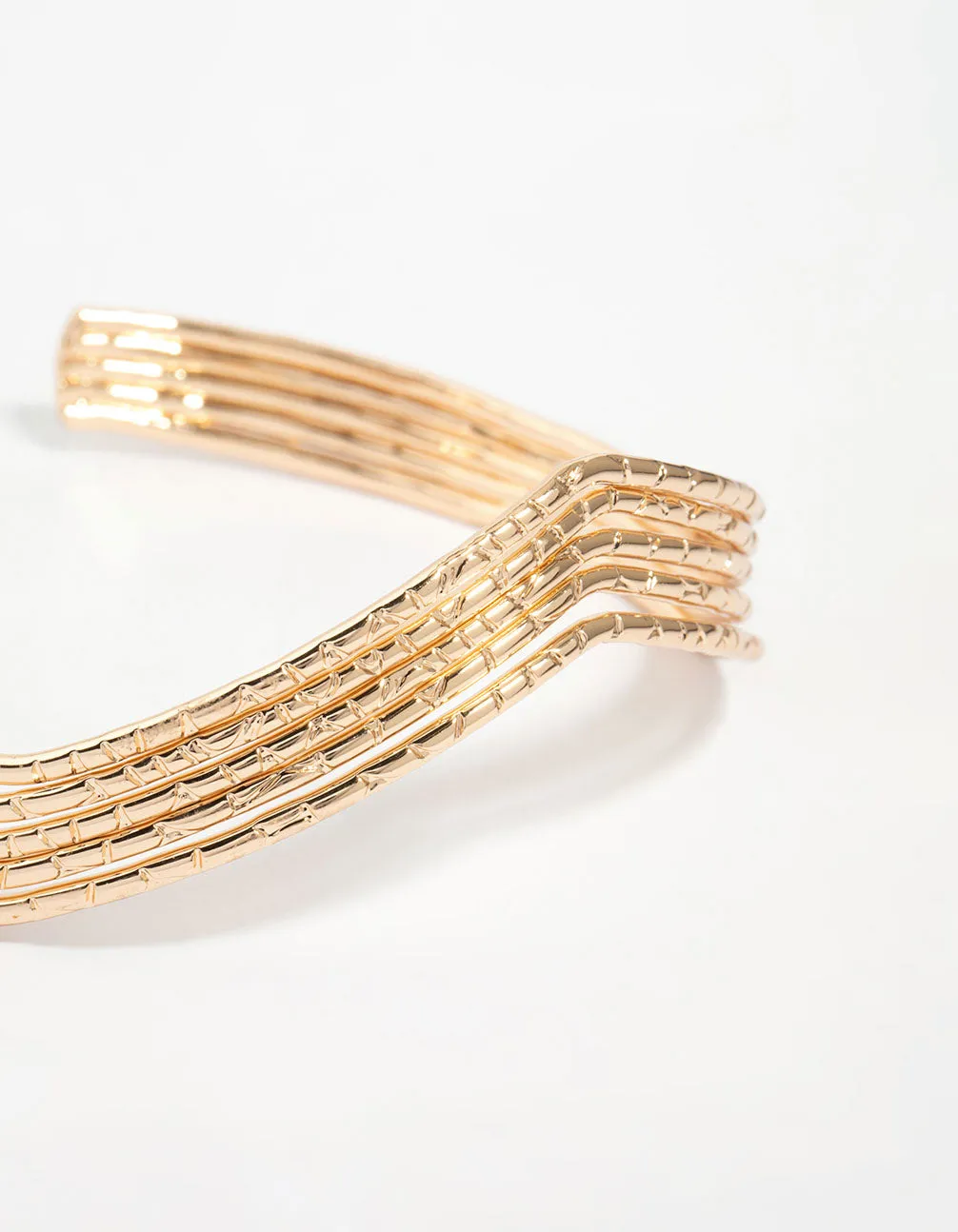 Gold Molten Arrow Arm Cuff sold by lovisa product image thumbnail 2