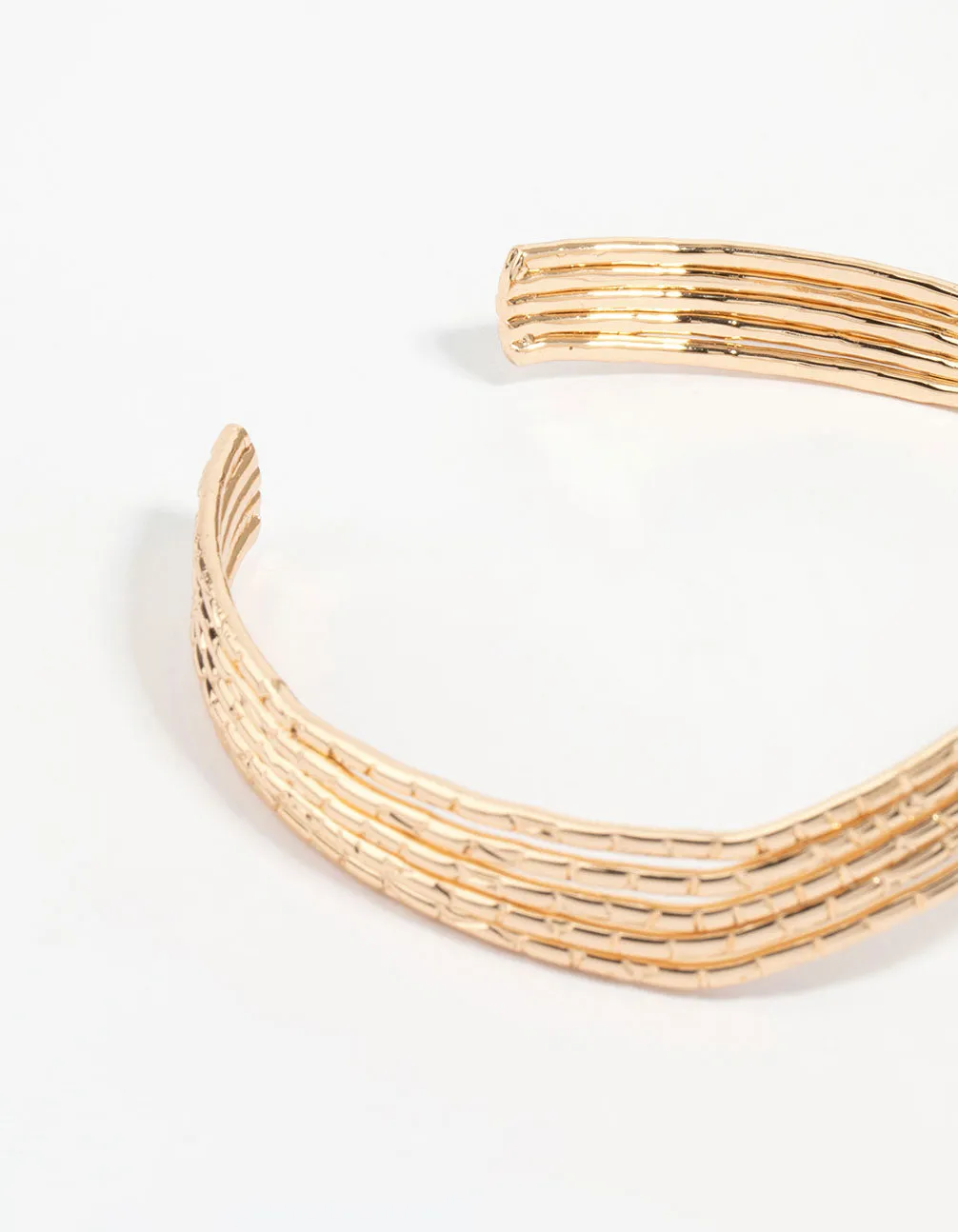 Gold Molten Arrow Arm Cuff sold by lovisa product image thumbnail 3