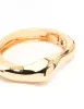 Gold Skinny Wave Wrist Cuff sold by lovisa