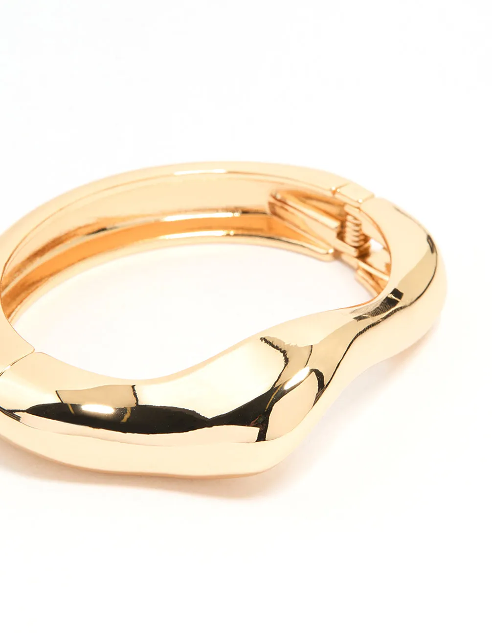 Gold Skinny Wave Wrist Cuff sold by lovisa product image thumbnail 2