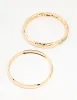 Gold & Blue Bangles 3-Pack sold by lovisa