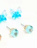 Gold Diamante & Butterfly Stud Earrings 8-Pack sold by lovisa