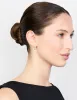 Gold Plated Cubic Zirconia Cluster Hoop Earrings sold by lovisa