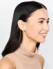 Gold Plated Cubic Zirconia Graduated Huggie Hoop Earrings sold by lovisa