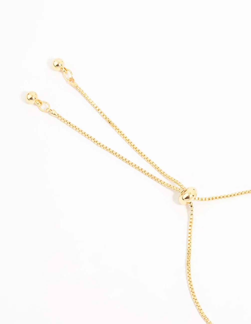 Gold Plated Mother Of Pearl & Mini Heart Toggle Bracelet sold by lovisa product image thumbnail 3