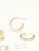 Gold Diamante Hoop & Stud Earrings 7-Pack sold by lovisa