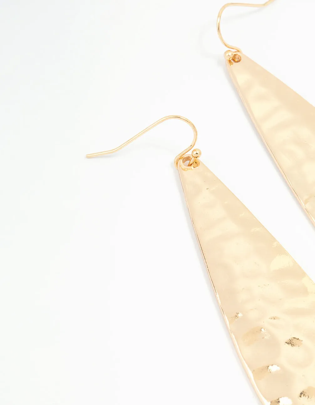 Gold Molten Teardrop Earrings sold by lovisa product image thumbnail 4