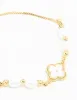 Gold Plated Pearl Flower Toggle Bracelet sold by lovisa