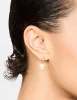 Gold Plated Diamante Heart Hoop Earrings sold by lovisa