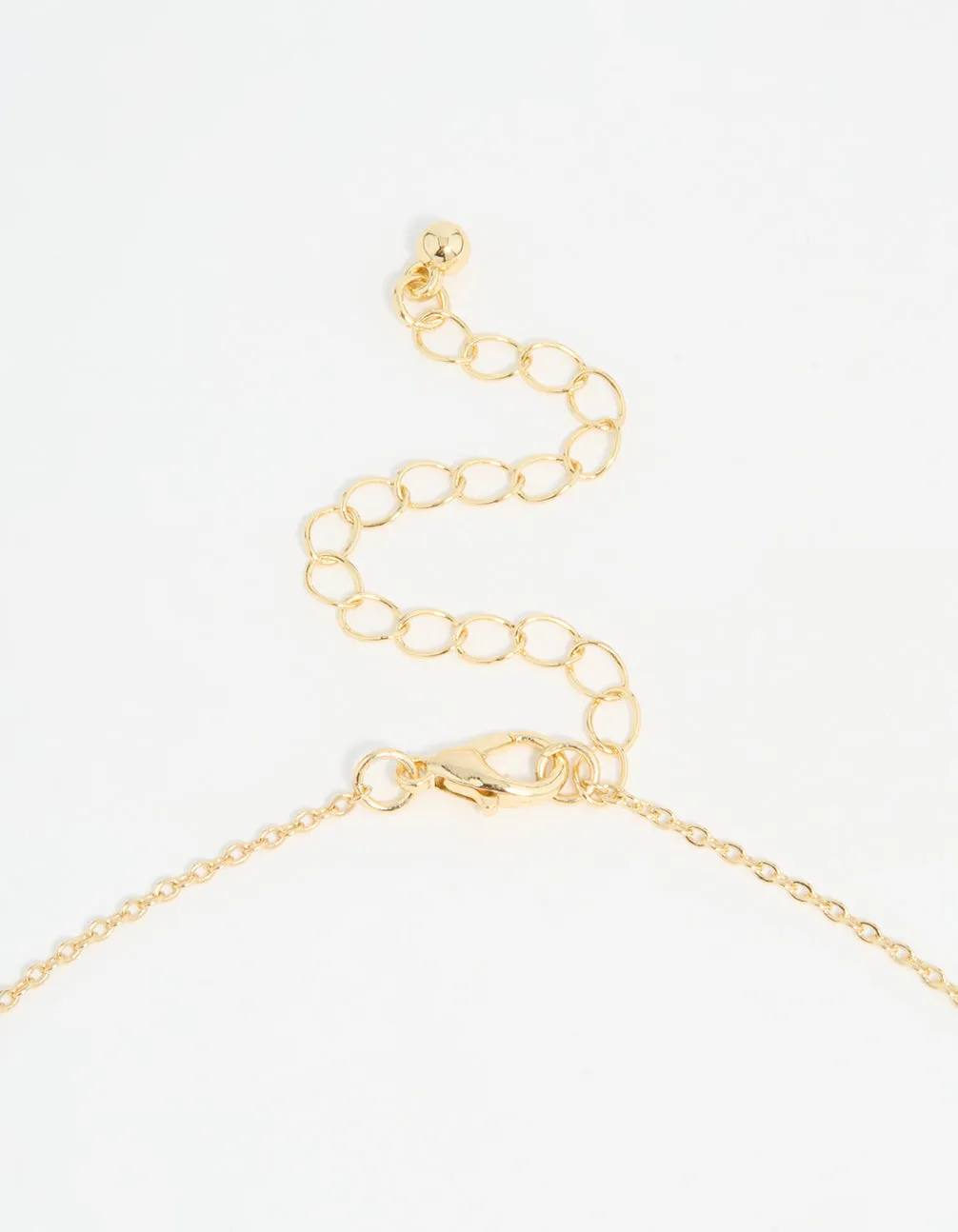 Gold Plated Diamante Butterfly Dainty Charm Necklace sold by lovisa product image thumbnail 5