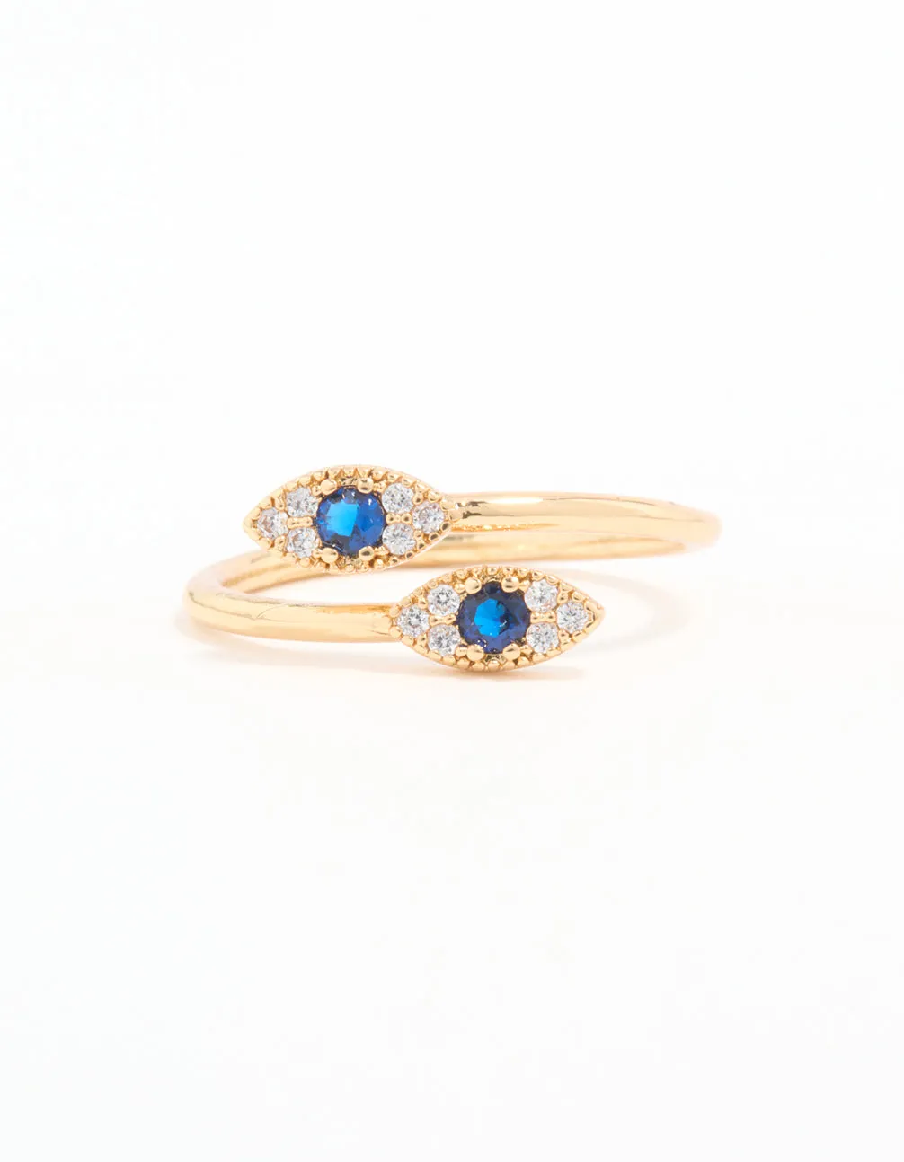Gold Plated Evil Eye Wrap Ring sold by lovisa product image thumbnail 3