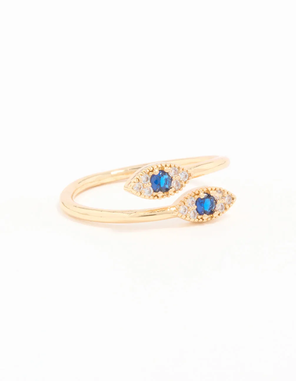 Gold Plated Evil Eye Wrap Ring sold by lovisa