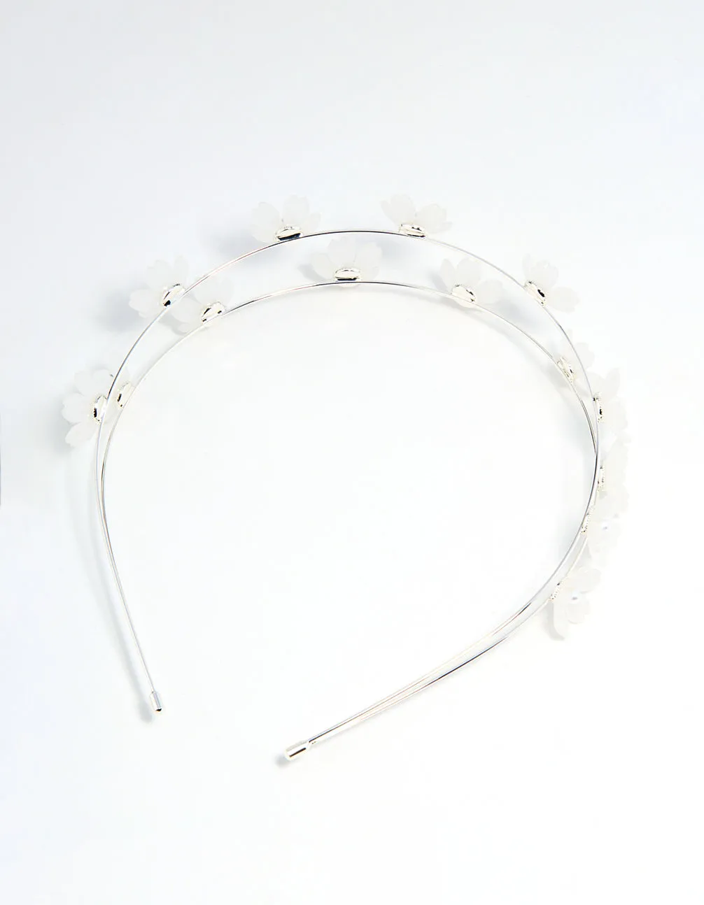 Silver Pearl Small Flower Headband sold by lovisa product image thumbnail 3