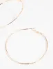 Rose Gold Classic Hoop Earrings sold by lovisa