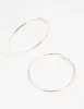 Rose Gold Classic Hoop Earrings sold by lovisa
