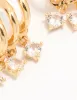 Gold Plated Cubic Zirconia Trio Hoop Earrings sold by lovisa