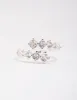 Silver Plated Graduating Cubic Zirconia Wrap Ring sold by lovisa