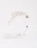 Silver Plated Graduating Cubic Zirconia Wrap Ring sold by lovisa