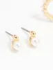 Gold Mixed Pearl Charm Huggie Earrings 3-Pack sold by lovisa