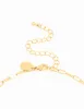 Waterproof Gold Plated Stainless Flower & Heart Charm Necklace sold by lovisa