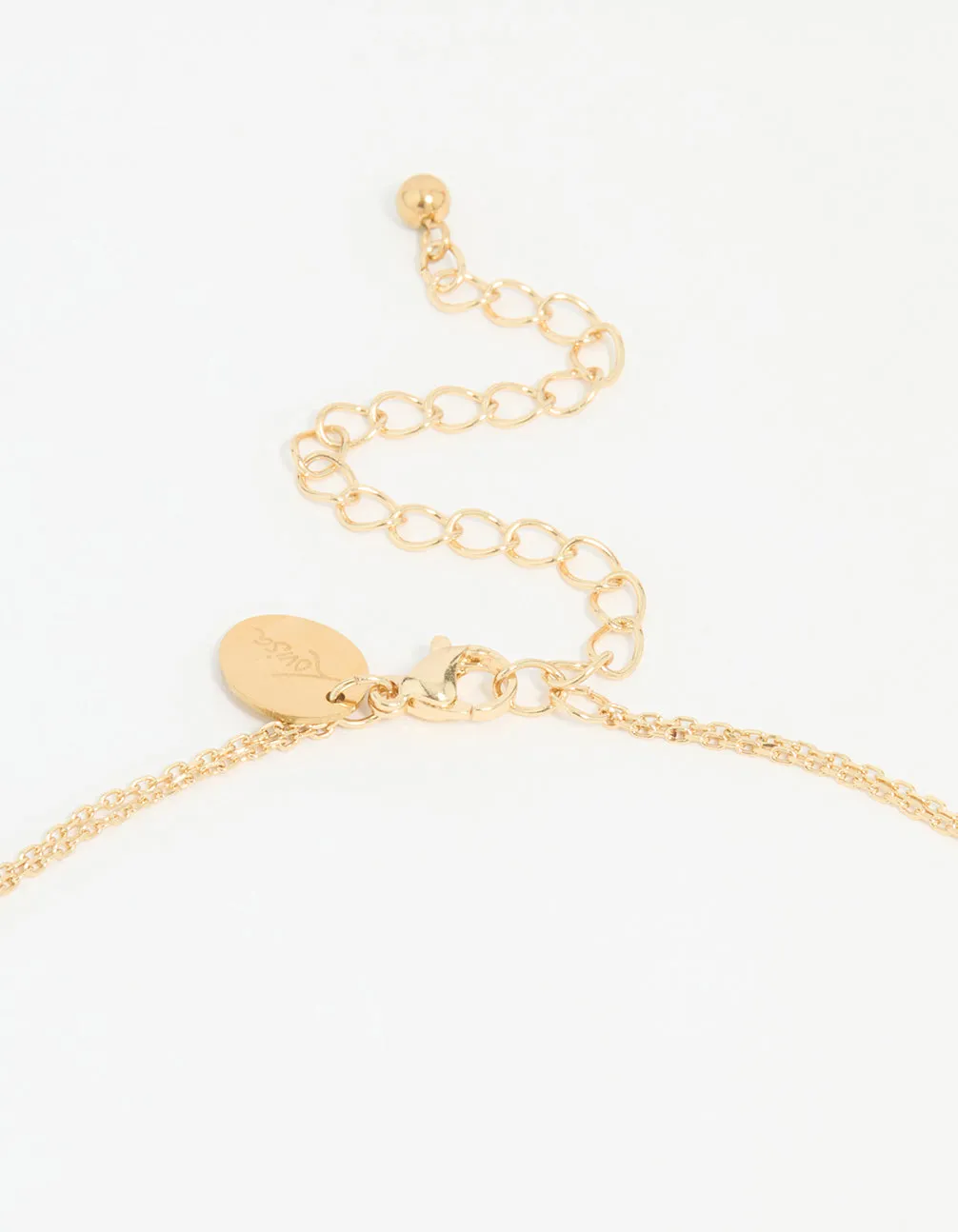 Waterproof Gold Plated Stainless Steel Moon Pendant Layered Necklace sold by lovisa product image thumbnail 3
