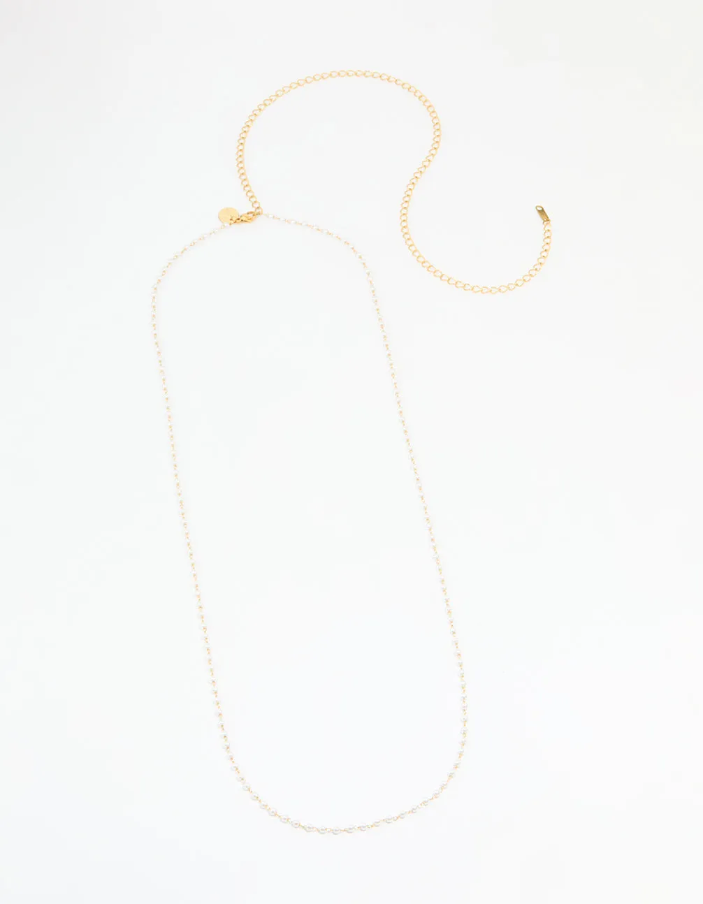 Waterproof Gold Plated Stainless Steel Pearl Waist Chain sold by lovisa product image thumbnail 2