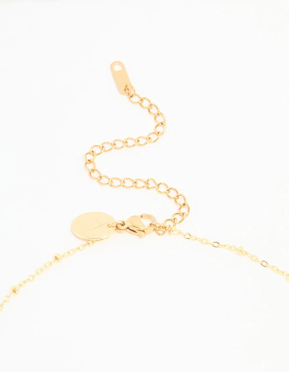 Waterproof Gold Plated Stainless Steel Evil Eye Necklace sold by lovisa product image thumbnail 5