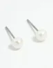 Waterproof Gold Plated Stainless Steel Pearl Dainty Earrings 2-Pack sold by lovisa