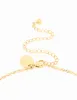 Waterproof Gold Plated Stainless Steel Cubic Zirconia Puffy Heart Necklace sold by lovisa
