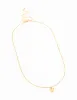 Waterproof Gold Plated Stainless Steel Cubic Zirconia Puffy Heart Necklace sold by lovisa