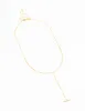 Waterproof Gold Plated Stainless Steel T-Bar Necklace sold by lovisa