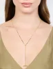 Waterproof Gold Plated Stainless Steel T-Bar Necklace sold by lovisa